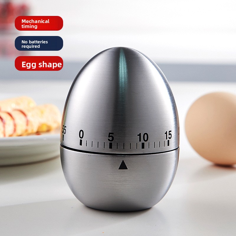 Baking Kitchen Hourly - مؤقت ميكانيكي مبتكر على شكل بيضة،