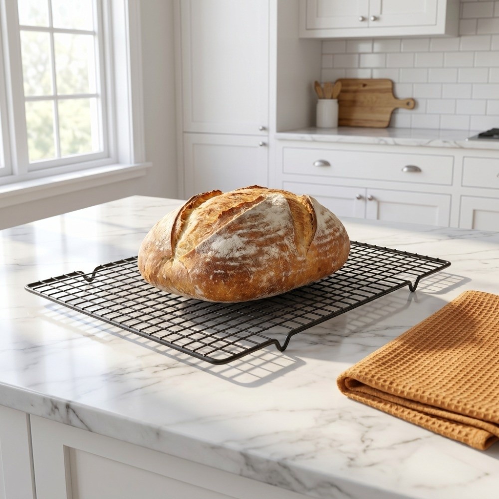Cooling Rack Wire - رف تبريد من الفولاذ الكربوني مستطيل