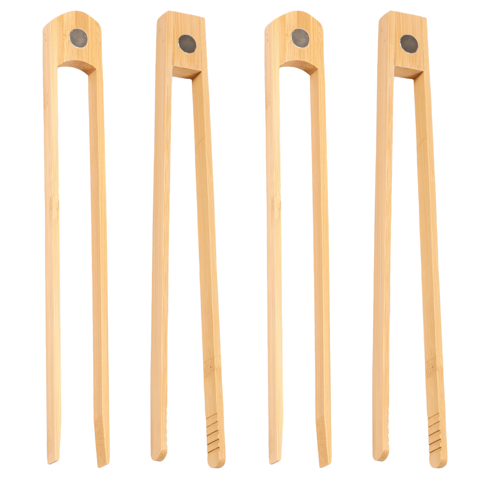 Kitchen Baking Utensil Set - الخيزران محمصة ملقط مجموعة سهلة الاستخدام