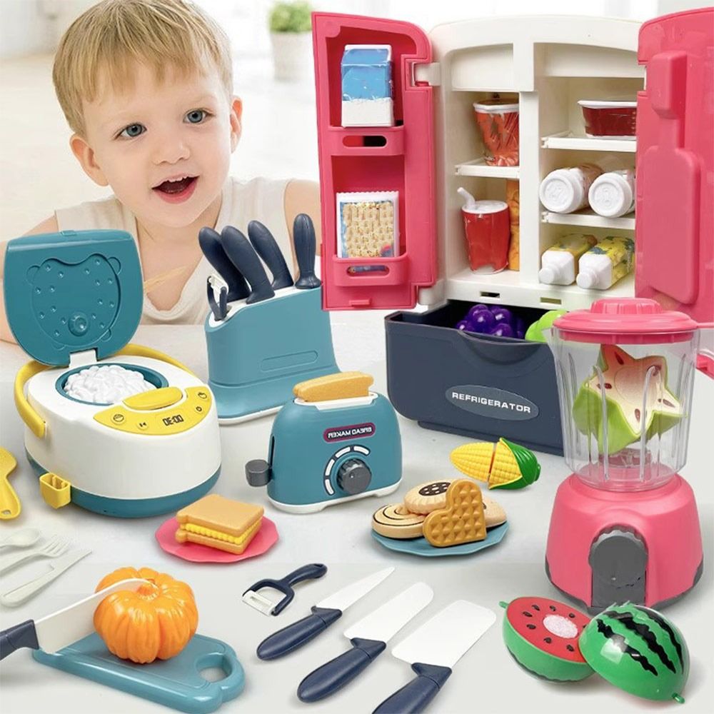 Kitchen Kids Baking Set - مجموعة ألعاب طبخ ملونة ومرحة، مجموعة
