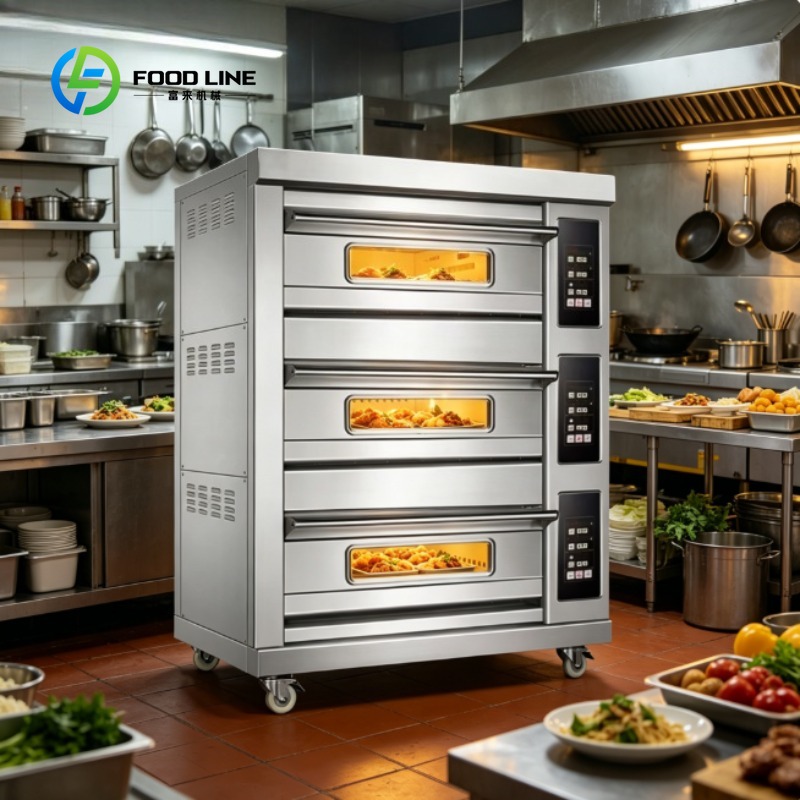 Commercial Kitchen Baking Equipment - فرن تجاري من الفولاذ المقاوم للصدأ