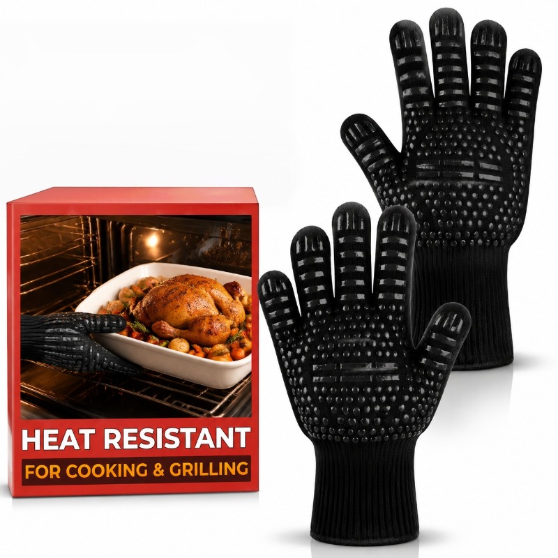 Kitchen Baking Gloves - 1 قطعة/زوج واحد من قفازات الشواء