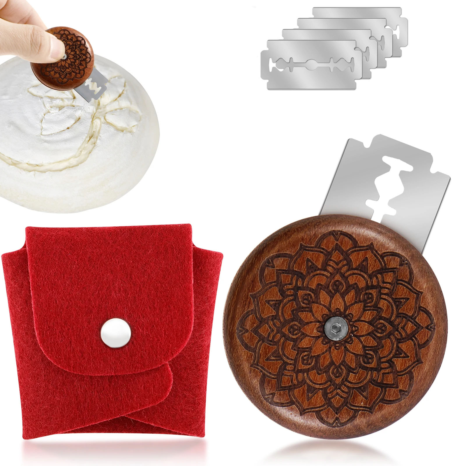 Dough Scraper Curved - الخبز عرجاء العجين النتيجة أدوات القطع