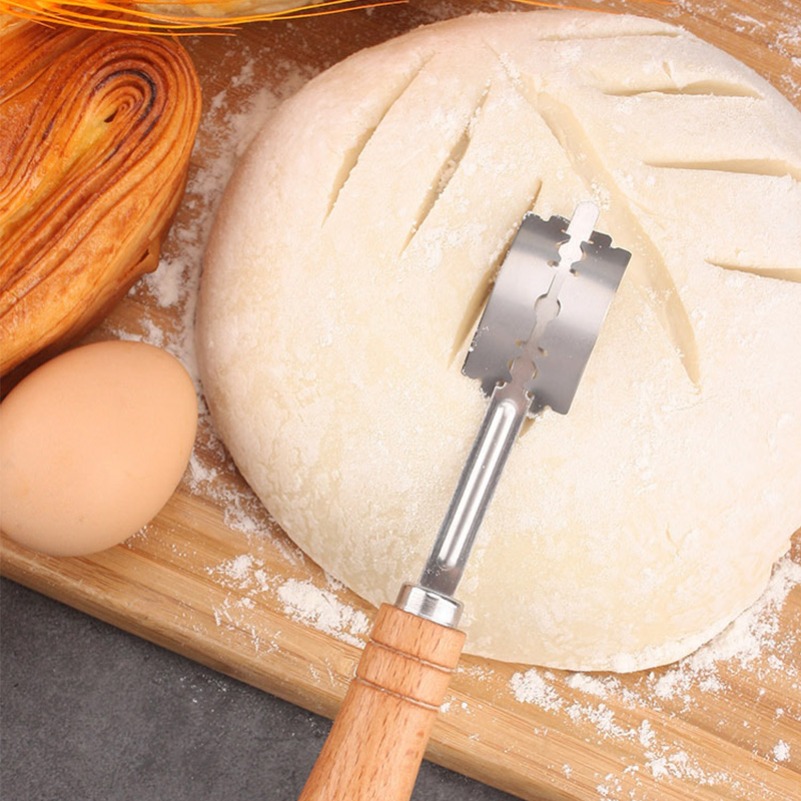 عجينة الخبز المعجنات القاطع مع - مراجعة Dough Scraper Curved وسعره