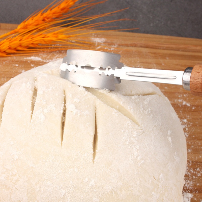 عجينة الخبز المعجنات القاطع مع - مراجعة Dough Scraper Curved وسعره