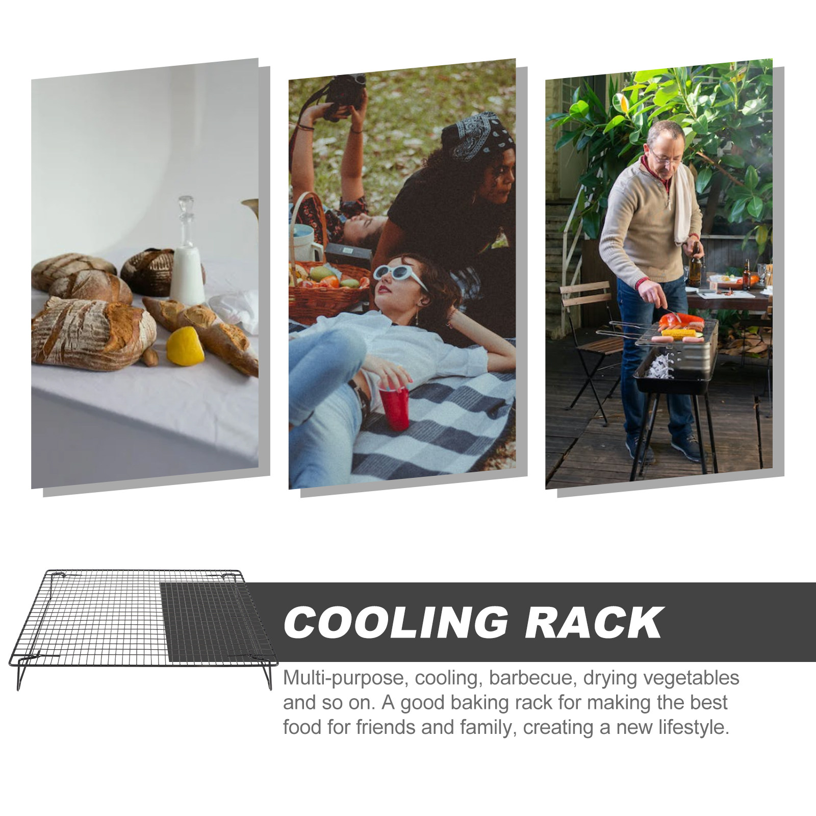 رف تبريد الكيك من الفولاذ الكر - مراجعة Cooling Rack Wire وسعره