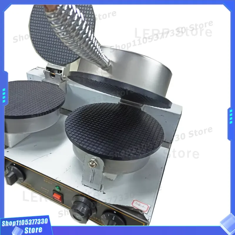 آلة صنع مخاريط الوافل الكهربائ - مراجعة Commercial Kitchen Baking Equipment وسعره