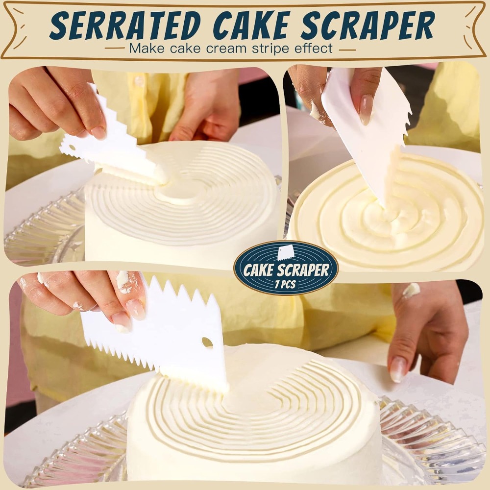 طقم 7 قطع من أدوات تشكيل وتنعي - مراجعة Kitchen Baking Utensil Set وسعره