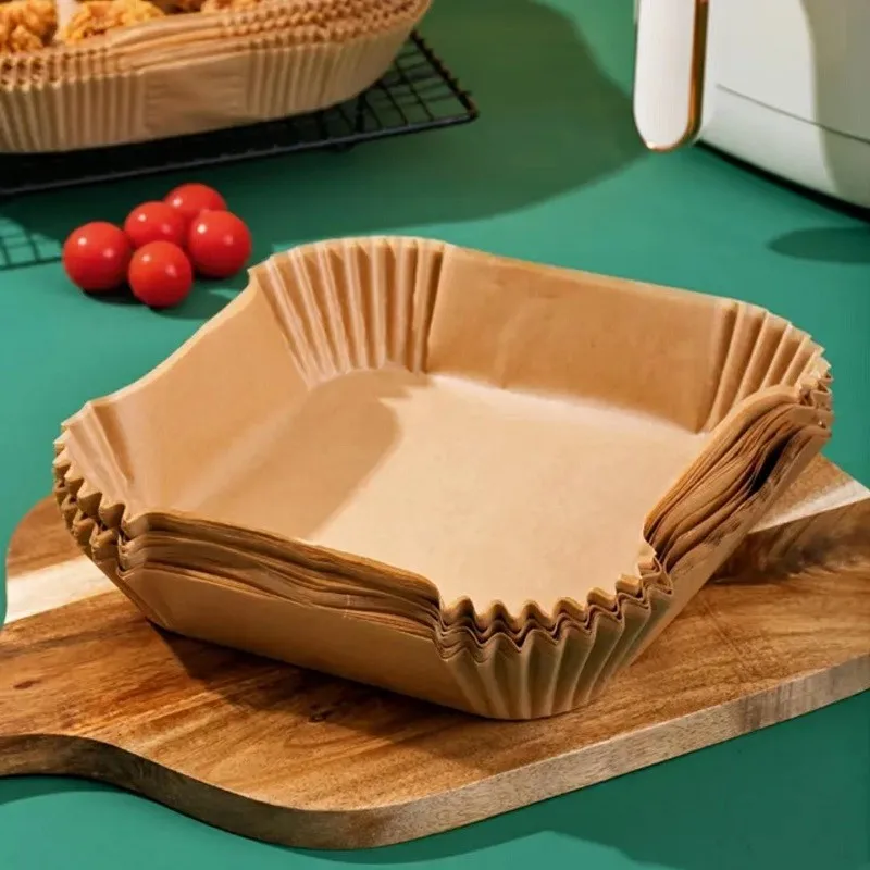 50/100 قطعة مقلاة هوائية صينية - مراجعة Kitchen Baking Dishes وسعره
