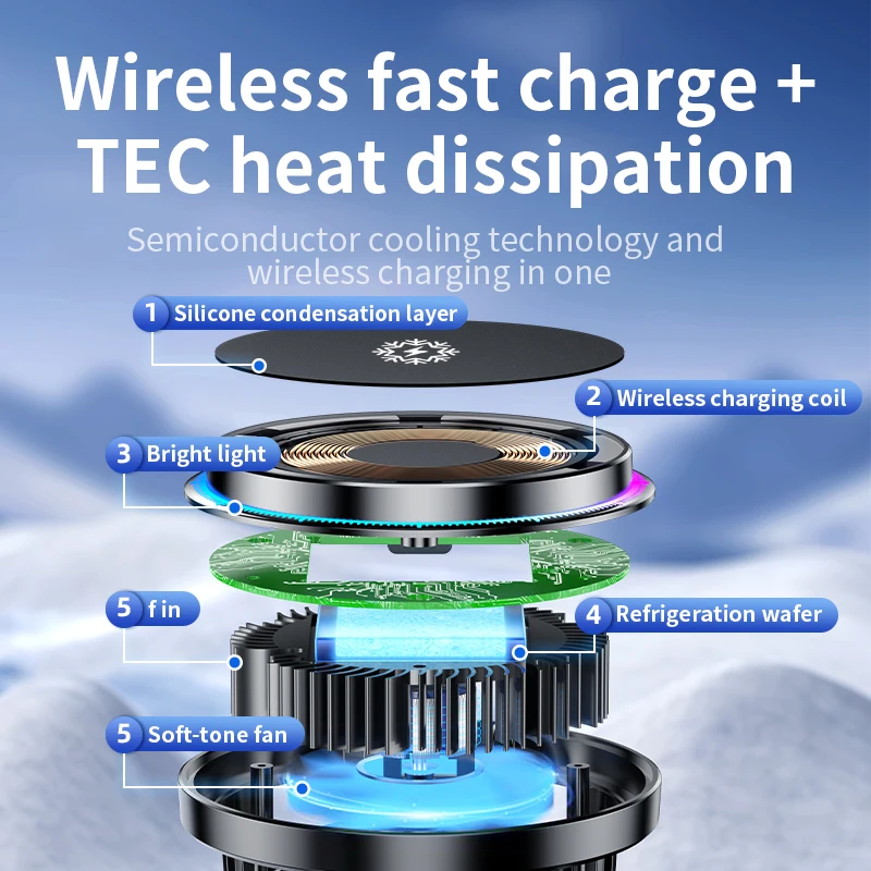 شاحن سيارة لاسلكي مغناطيسي مبر - مراجعة Cooling Rack Wire وسعره