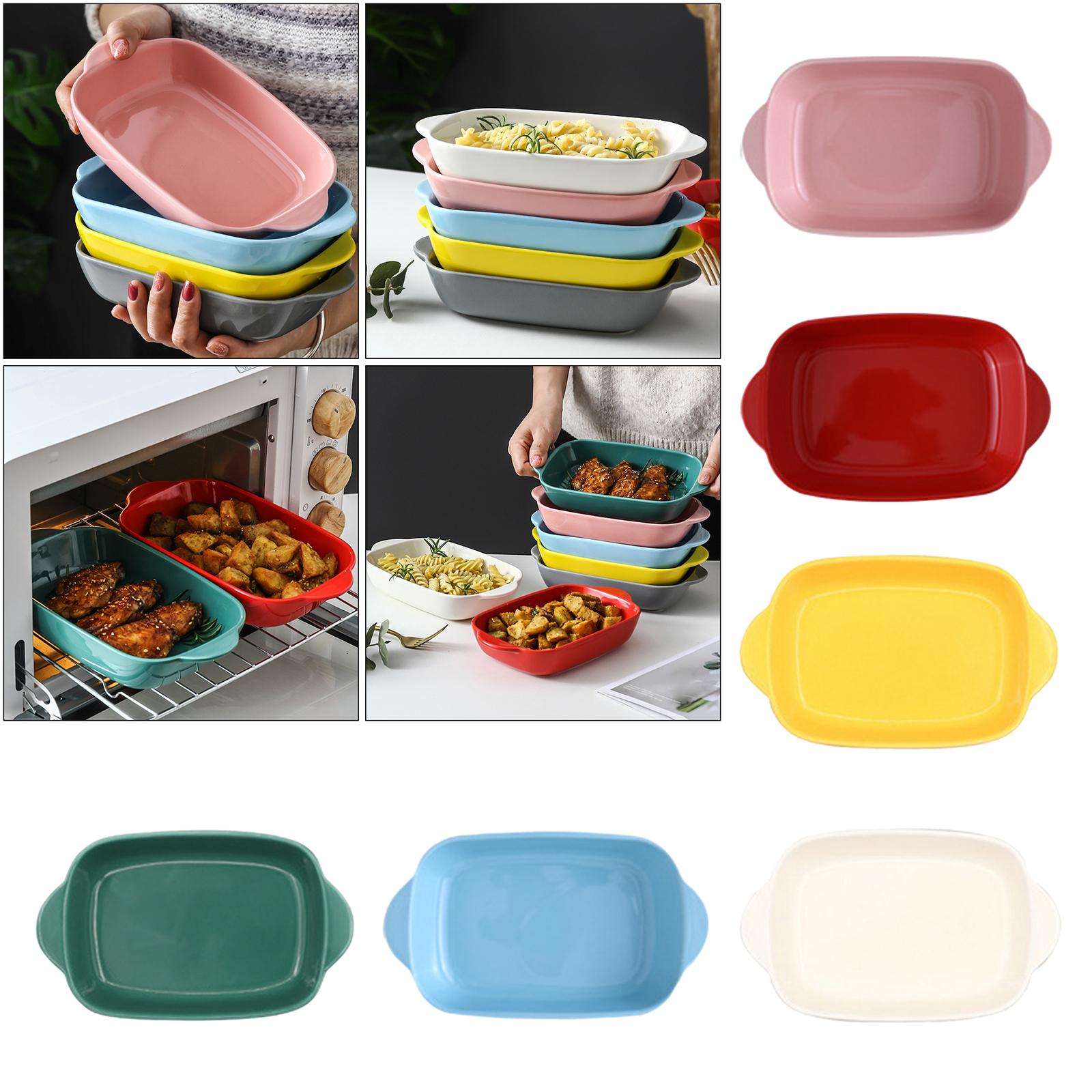 طبق خبز بورسلين مع مقبض أداة خ - مراجعة Kitchen Baking Dishes وسعره