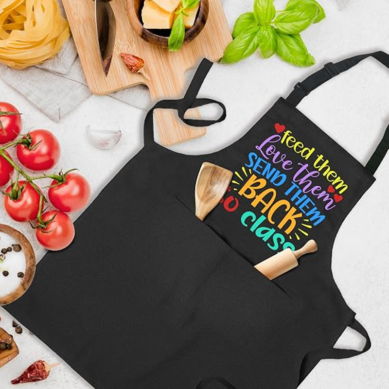 مريلة سوداء بتصميم مقتبس مضحك  - مراجعة Kitchen Baking Quotes وسعره