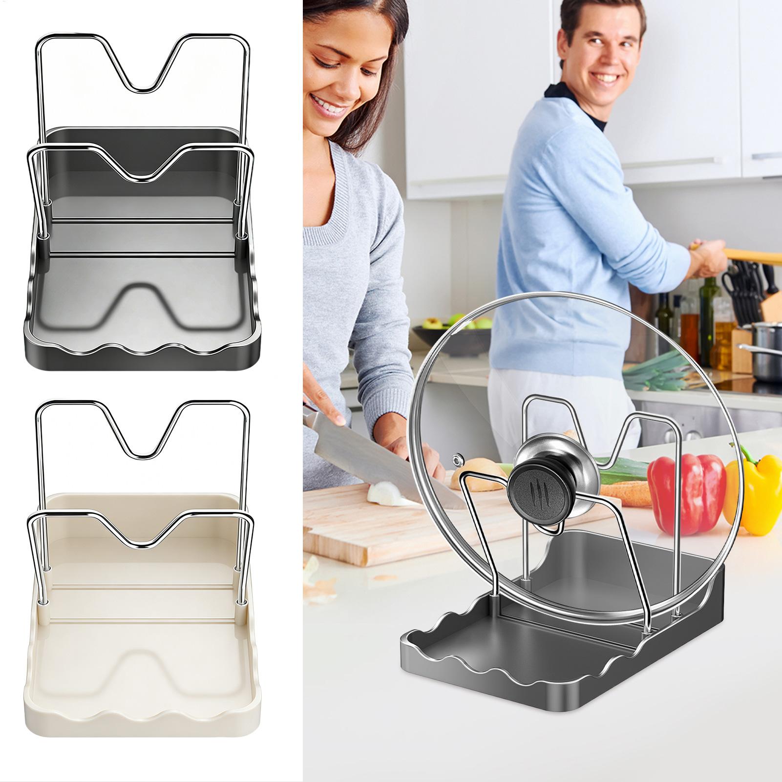 منظم أغطية الأواني، رف تخزين ع - مراجعة Kitchen Baking Pantry وسعره