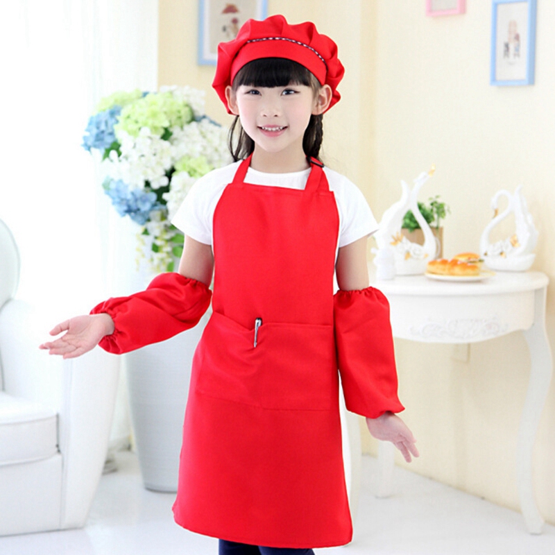 مريلة أطفال، طقم مريلة قبعة ال - مراجعة Kitchen Kids Baking Set وسعره