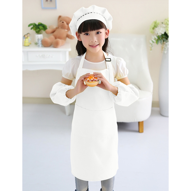 مريلة أطفال، طقم مريلة قبعة ال - مراجعة Kitchen Kids Baking Set وسعره