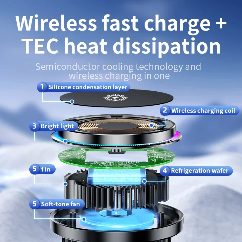حامل شاحن سيارة لاسلكي مغناطيس - مراجعة Cooling Rack Wire وسعره