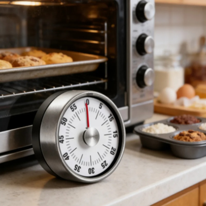 ساعة توقيت ميكانيكية مرئية للع - مراجعة Baking Kitchen Hourly وسعره