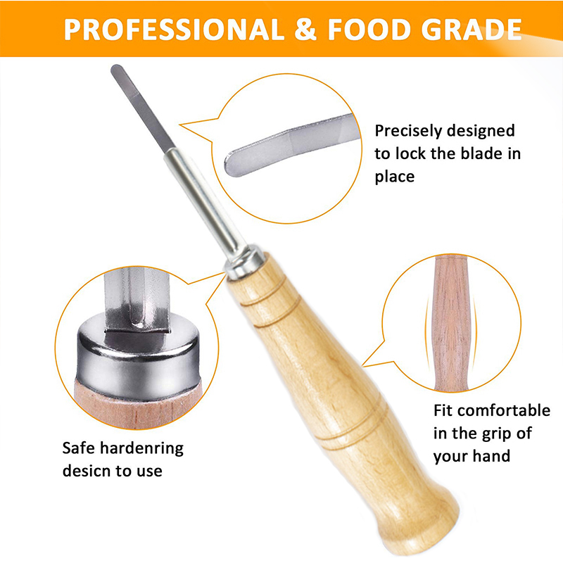 البلاستيك/الخشب الخبز عرجاء أد - مراجعة Dough Scraper Curved وسعره