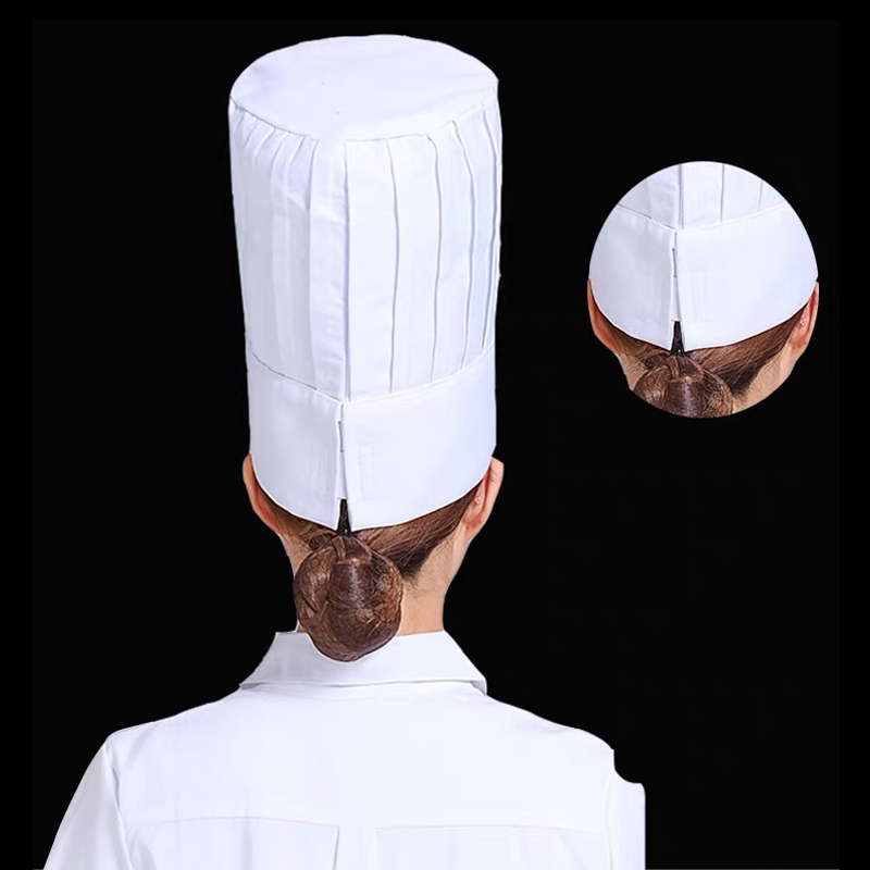 قبعة طهاة بيضاء عالية 22/29 سم - مراجعة Kitchen Baker وسعره