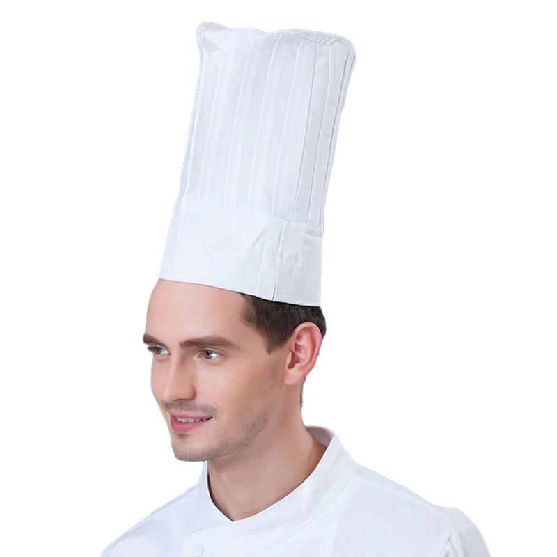 قبعة طهاة بيضاء عالية 22/29 سم - مراجعة Kitchen Baker وسعره