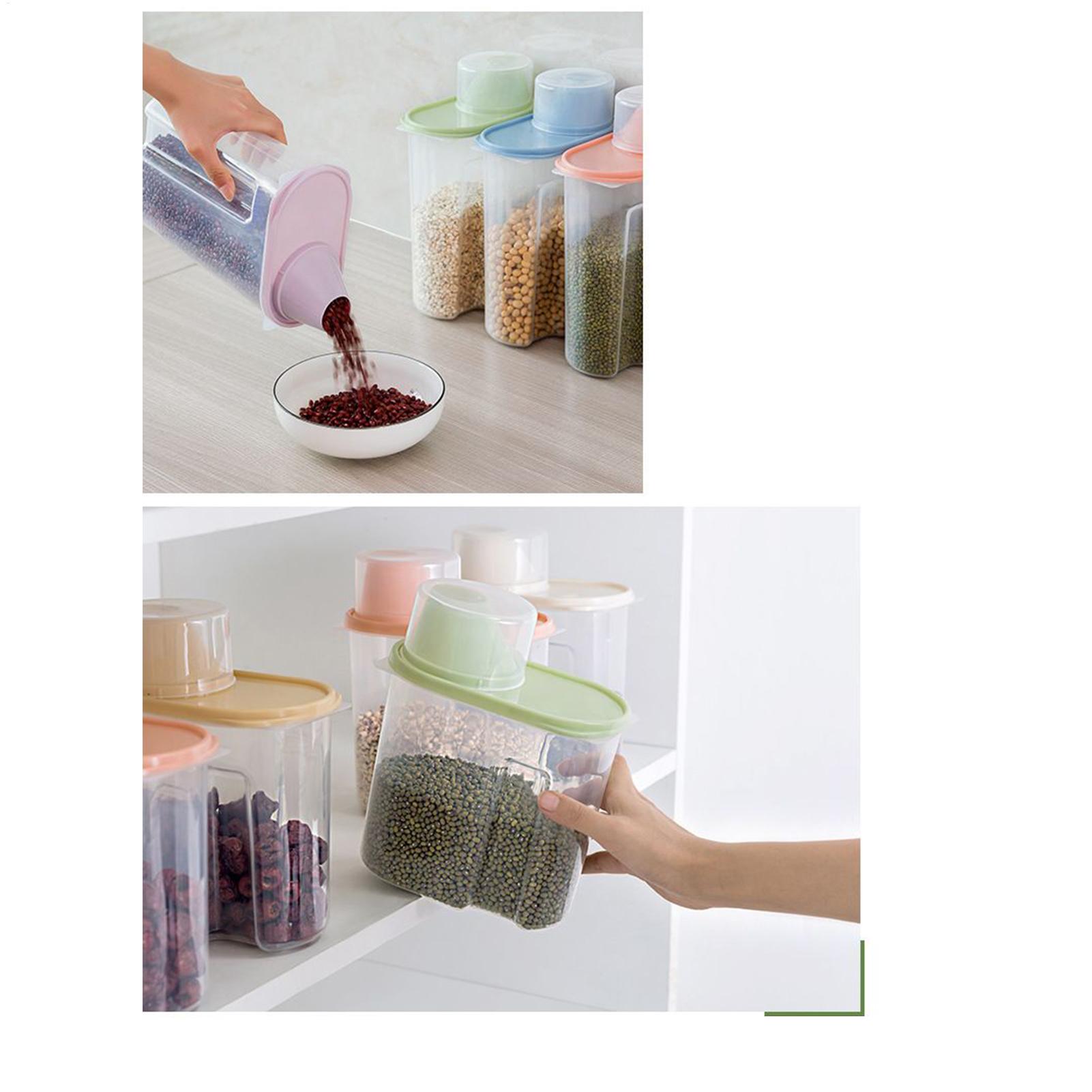 مجموعات علب للمطبخ 4 قطع 2.5 ل - مراجعة Kitchen Baking Pantry وسعره