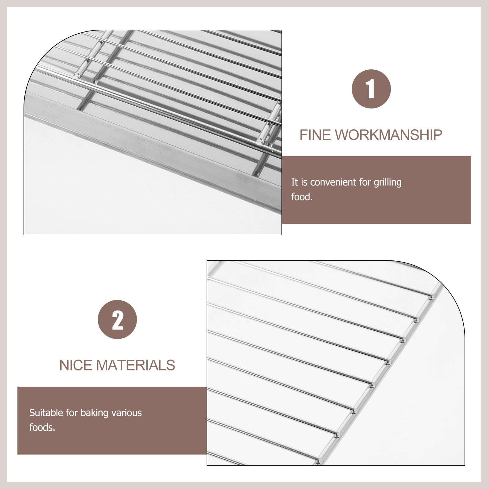 مجموعة واحدة من رفوف الخبز الس - مراجعة Cooling Rack Wire وسعره