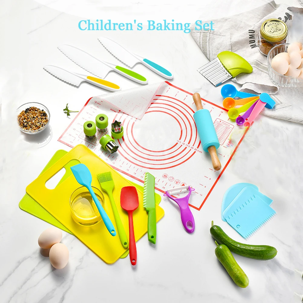 15 قطعة أدوات مطبخ للأطفال قطع - مراجعة Kitchen Kids Baking Set وسعره