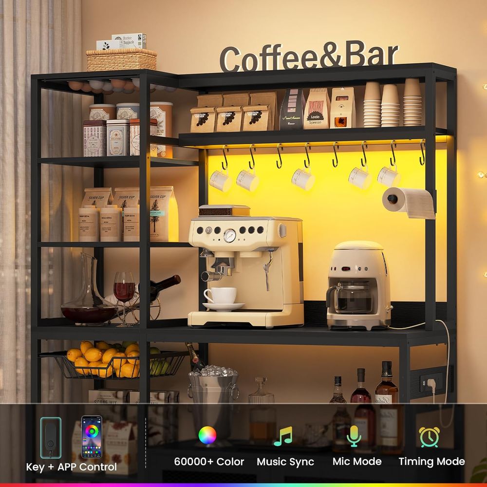 رف للمخبوزات مع منفذ طاقة وإضا - مراجعة Kitchen Baker وسعره