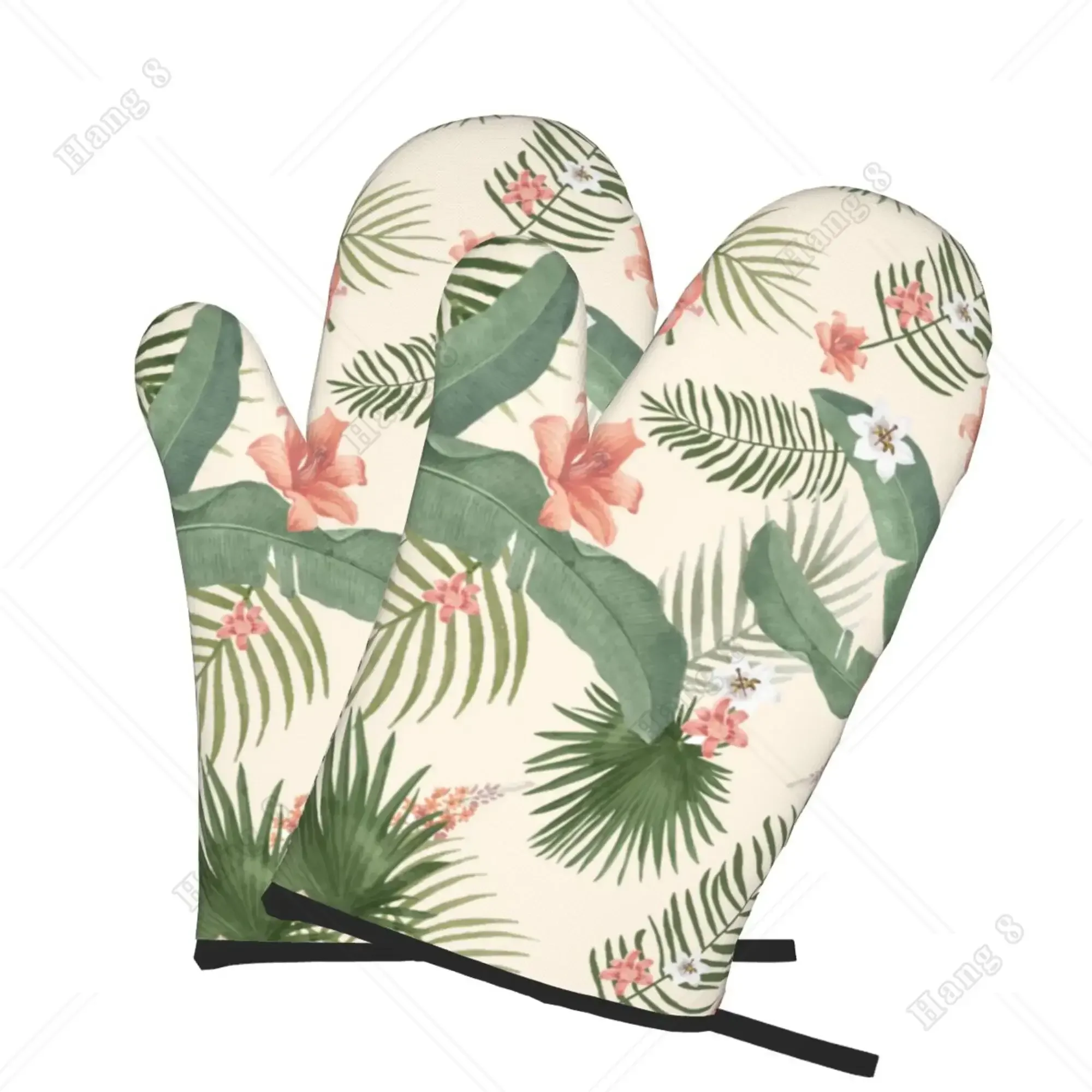 هاواي الكركديه الزهور قفازات ف - مراجعة Kitchen Baking Gloves وسعره