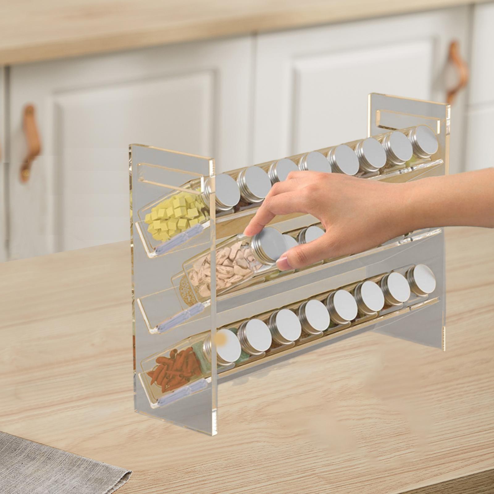 رف توابل أكريليك، رف حلويات، م - مراجعة Kitchen Baking Pantry وسعره