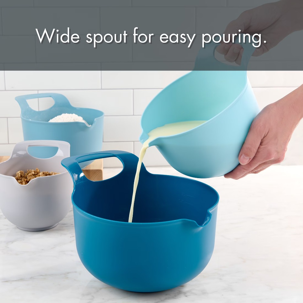 مجموعة أوعية بلاستيكية متداخلة - مراجعة Kitchen Baking Utensil Set وسعره