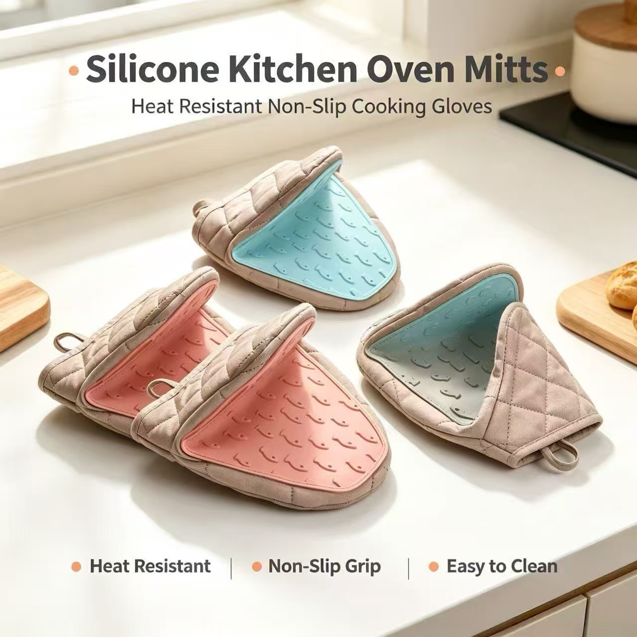 قفازات فرن سيليكون على شكل سمك - مراجعة Kitchen Baking Dishes وسعره
