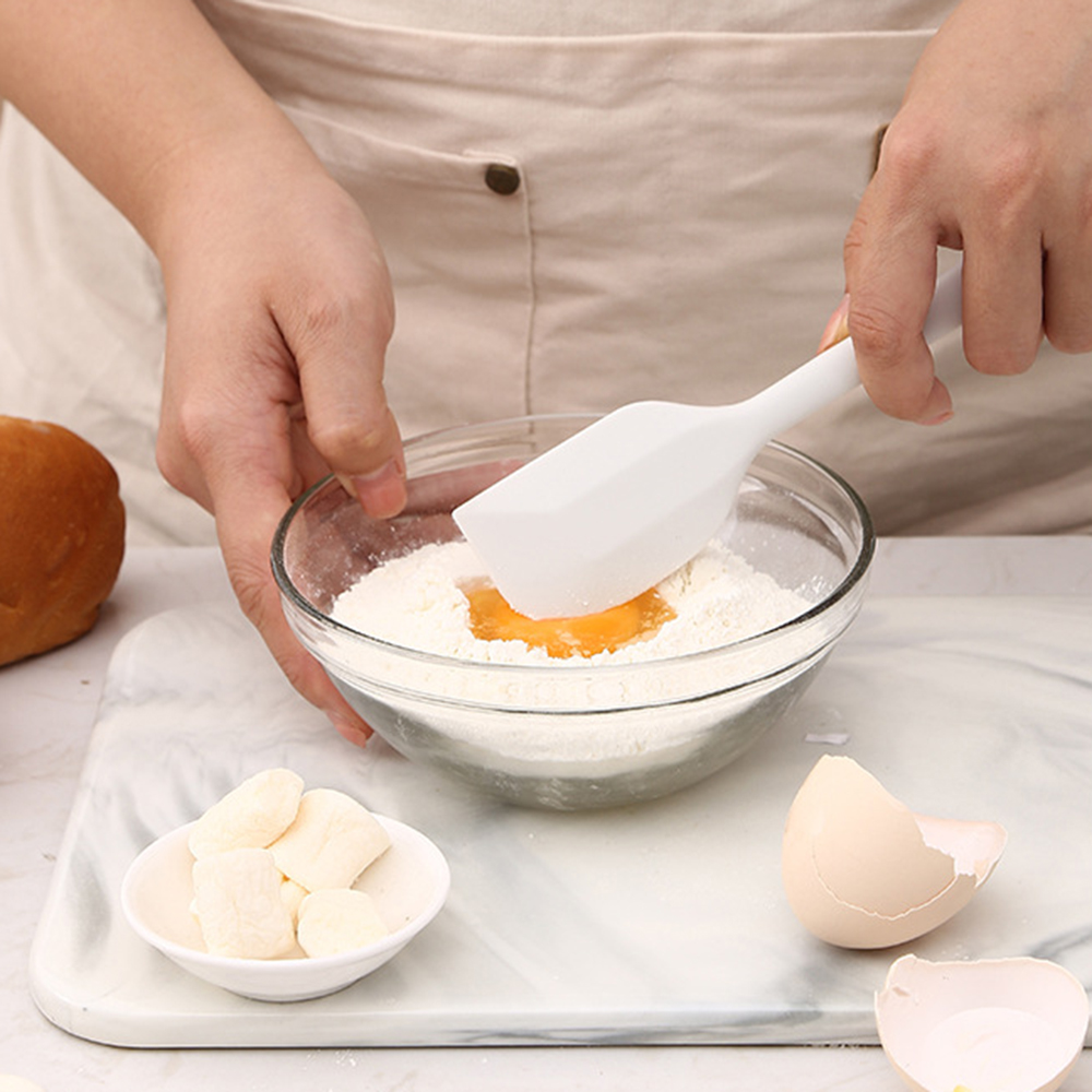 مكشطة سيليكون بيضاء صغيرة ، فر - مراجعة Kitchen Baking Utensil Set وسعره