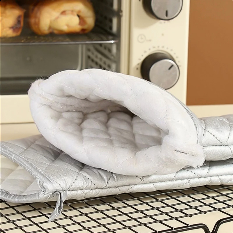 قفازات عازلة للمطبخ، مقاومة لد - مراجعة Kitchen Baking Gloves وسعره