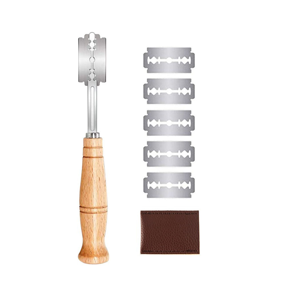 البلاستيك/الخشب الخبز عرجاء أد - مراجعة Dough Scraper Curved وسعره