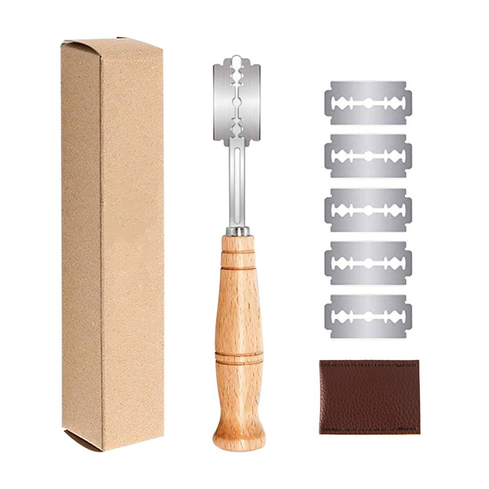 البلاستيك/الخشب الخبز عرجاء أد - مراجعة Dough Scraper Curved وسعره