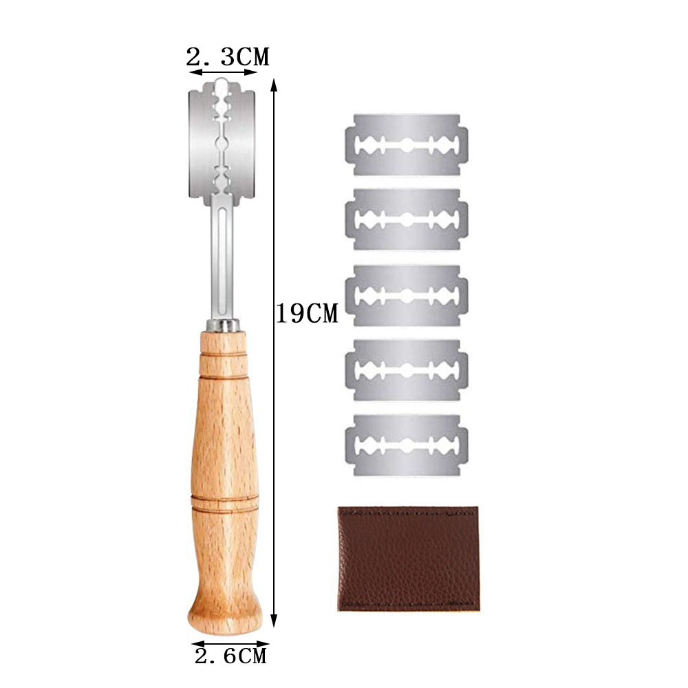 البلاستيك/الخشب الخبز عرجاء أد - مراجعة Dough Scraper Curved وسعره