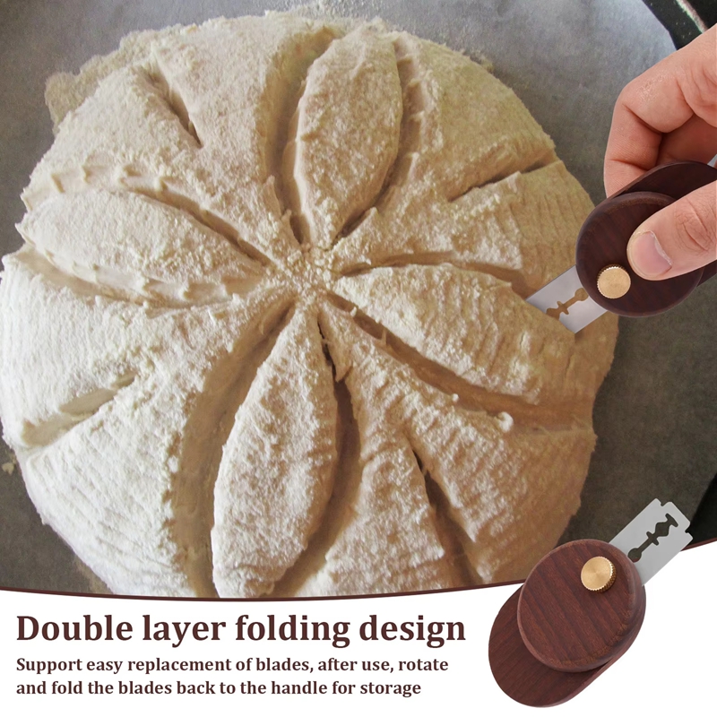 أدوات تقطيع العجين الخشبية للخ - مراجعة Dough Scraper Curved وسعره